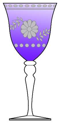 Antique Luster Amethyst by Royal Danube