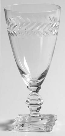 Seneca Laurel (Square Base) Sherry Glass