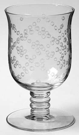 Seneca Candlewick Clear Water Goblet