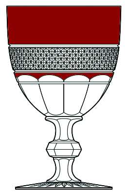 Trianon Ruby by St Louis