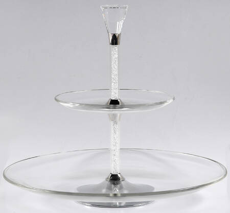 Swarovski Crystalline 2 Tier Serving Tray
