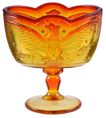 Eagle Amberina by Smith Glass 