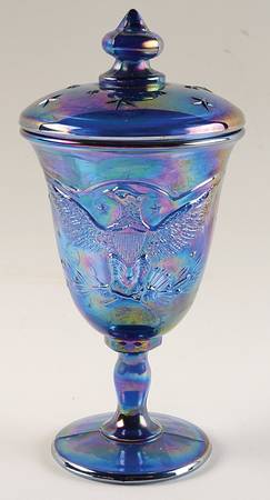 Eagle Amethyst Carnival by Smith Glass 