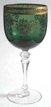 Melrose-Green (Stem 15074, Gold Encrusted) by Tiffin-Franciscan