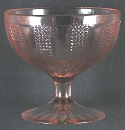 Colonial Basket Pink by Hazel-Atlas