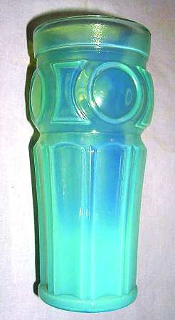 Bullseye Aqua Opalescent by Wheaton