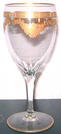 Bar & Garland Gold Encrusted by Central Glass Works