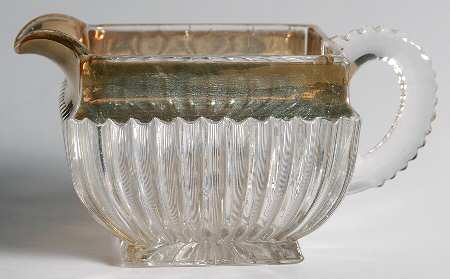 New York Clear (Gold Trim) by US Glass