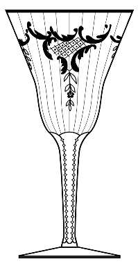 Louis XV Gold by Val St Lambert