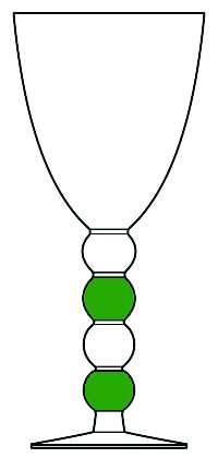 Dot Glass Green by Vietri