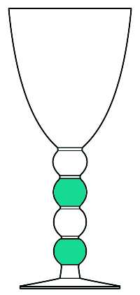 Dot Glass Turquoise by Vietri
