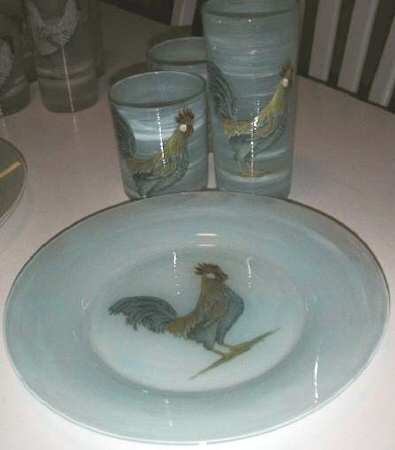 Rooster Glass by Vietri