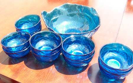 Cabbage Leaf Blue by Viking