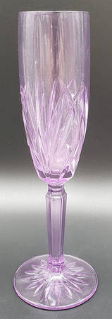 Waterford Crystal Brookside Purple Fluted Champagne