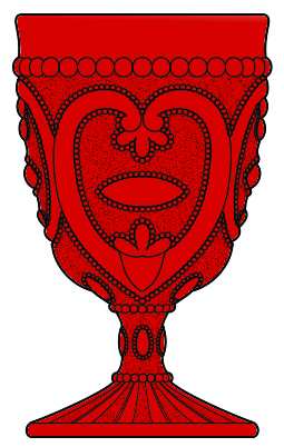 Sweetheart Red by L G Wright Glass