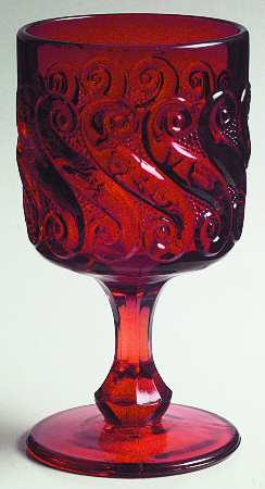 S Ruby by L G Wright Glass
