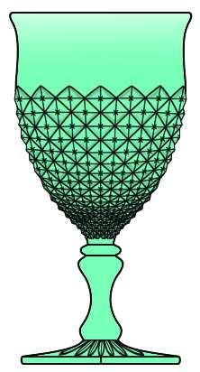 English Hobnail Turquoise (Square Foot) by Westmoreland