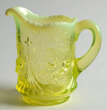 Cherry Vaseline by L G Wright Glass