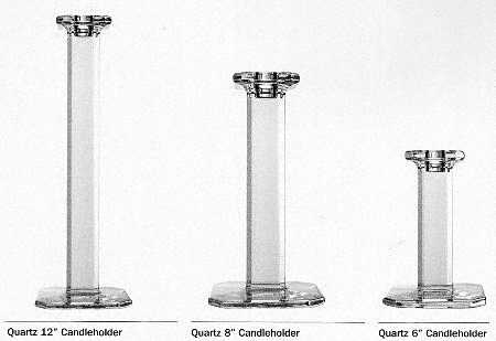 Waterford Crystal Quartz 6" Single Light Candlestick