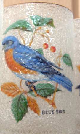 American Songbirds Glazed by West Virginia Glass Specialty