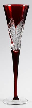 Waterford Crystal Times Square Greatest Gifts Collection Ruby Fluted Champagne