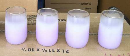 Blendo Orchid by West Virginia Glass Specialty
