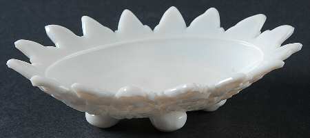 Leaf Milki Glass by Westmoreland