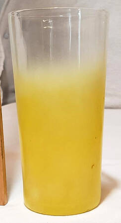 Blendo Yellow by West Virginia Glass Specialty