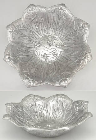 Iris (Aluminum, Hollowware) by Arthur Court