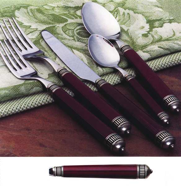 Opera-Burgundy (Stainless, Acrylic) by Bugatti