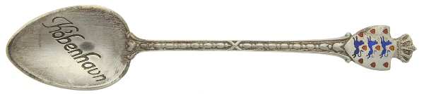 Denmark Souvenir Spoons by Bernard Hertz Silver