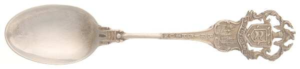 English Sterling Souvenir Spoons by Barker Bros Ltd. Flatware