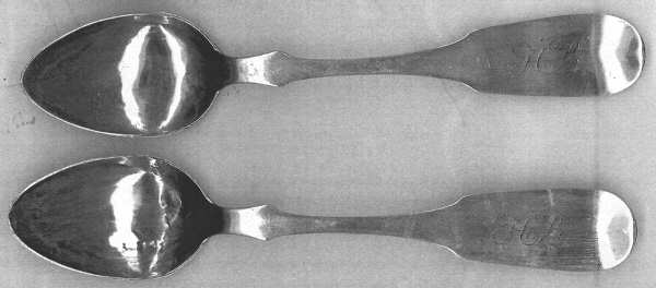 Coin Silver Flatware by B Barton