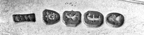 Coin Silver Flatware by Cpt. Charles Whiting
