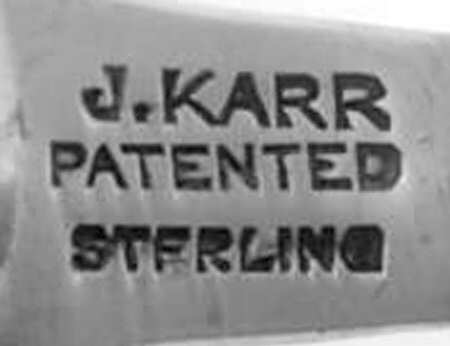 J. Karr by Flatware Backstamps
