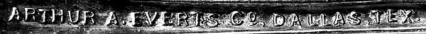 Arthur A. Everest Co by Flatware Backstamps