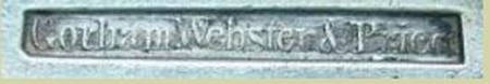 Gorham, Webster & Price by Flatware Backstamps