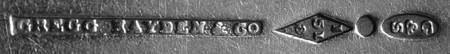 Gregg, Hayden & Co by Flatware Backstamps