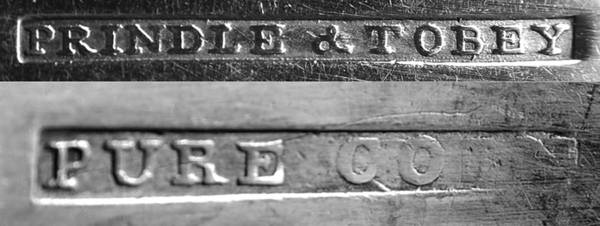 Prindle & Tobey by Flatware Backstamps