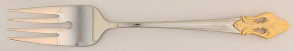 Fleur De Lis (Stainless, Gold Accent) by Ginkgo
