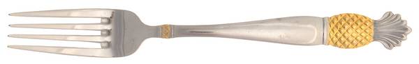 Gold Accent Pineapple (Stainless) by International Silver