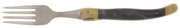 Laguiole Black (Stainless, Gold Accent) by Jean Dubost (France)