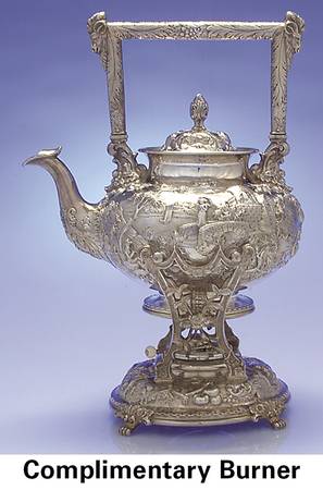 Repousse-Ram's Head, Full Chse (S K & Son) by Kirk Stieff