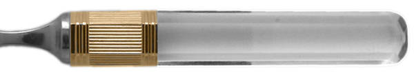 Prisma (Stainless, Clear Handle, Gold Accents) by Mikasa