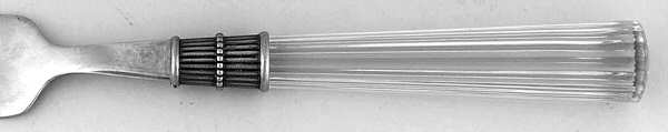 Clear Handle (Stainless, Plastic) by Martha Stewart Flatw