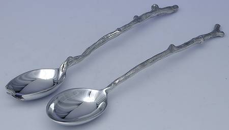 Bird & Branch Collection (Aluminum, Hollowware) by Mariposa
