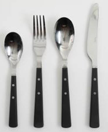 Garden Cottage Black (Stainless) by Martha Stewart Flatw