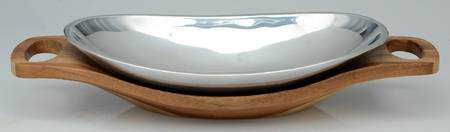 Wedge (Hollowware, Metal) by Nambe