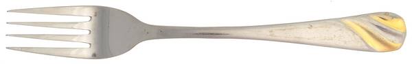 OHS121 (STAINLESS, GOLD ACCT) by Oneida Silver