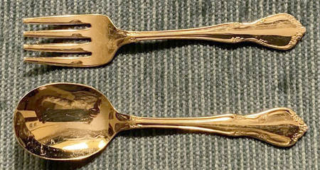 Golden Toddletime (Gold Electroplate) by Oneida Silver